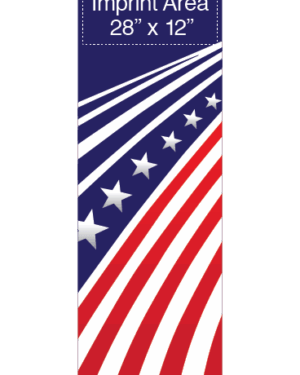 Swooping Stars And Stripes Blue Street Banner 16932