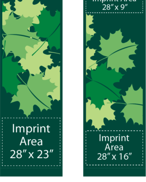 Green Foliage Street Banner Set