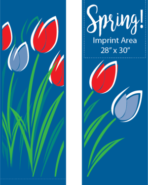 Spring Traditional Tulips Street Banner Set 18301