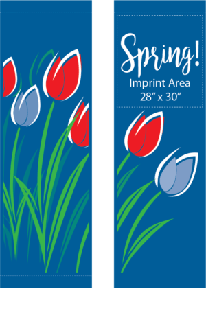 Spring Traditional Tulips Street Banner Set 18301