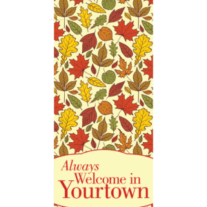 Yourtown Fall Collage Street Banner 18940