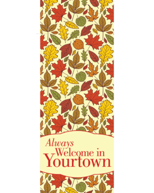 Yourtown Fall Collage Street Banner 18940