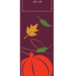 Pumpkin Patch Fall Pumpkin Street Banner 20372