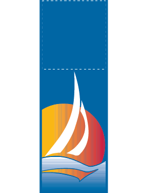 Sunset Sailing Day Street Banner 20381