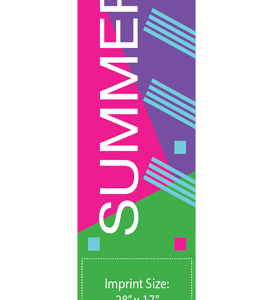Bright Summer Colors Street Banner