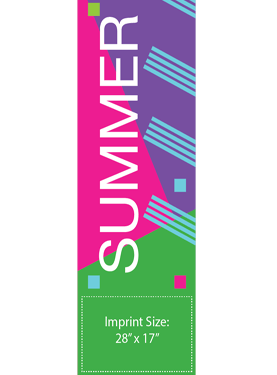 Bright Summer Colors Street Banner