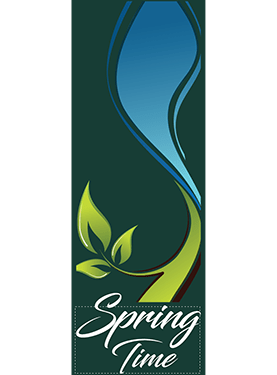 Spring Awakens Street Banner