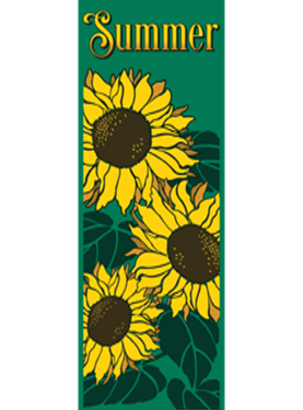 Fields Of Sunflowers Street Banner