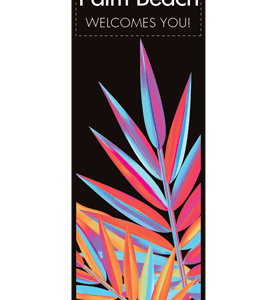 Tropical Fern Flair Street Banner