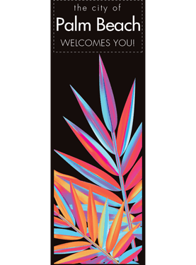 Tropical Fern Flair Street Banner