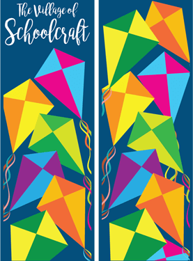 Bright Kites Galore Street Banner Set