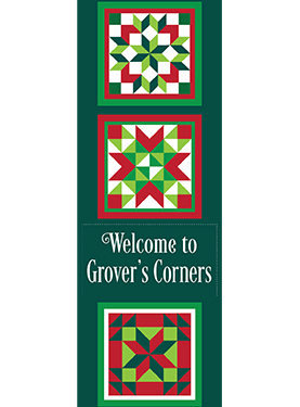 Holiday Joy Quilts Street Banner 21817