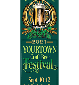 Yourtown Craft Beer Street Banner 21819