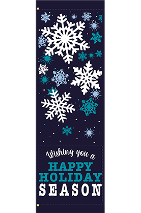 SNOWFLAKE SERENADE STREET BANNER - Image 93