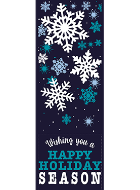 Snowflake Serenade Street Banner