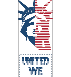 United Lady Liberty Street Banner 21905
