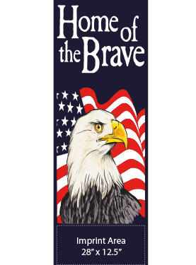 Eagle and Flag Patriotic Street Banner