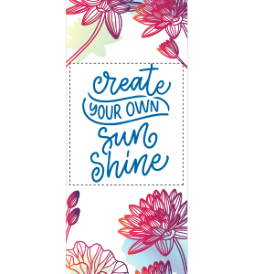 Floral Spring Sketch Street Banner