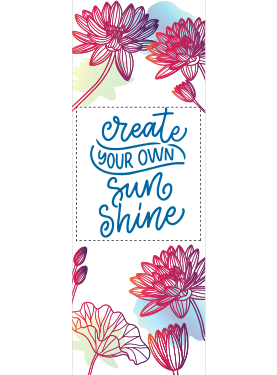 Floral Spring Sketch Street Banner