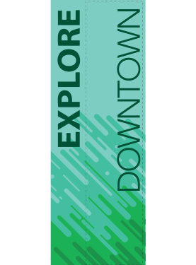 Creative Displays Explore Street Banner