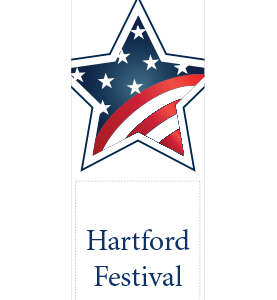 Red White And Blue Patriotic Star Street Banner