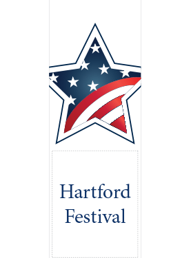 Red White And Blue Patriotic Star Street Banner