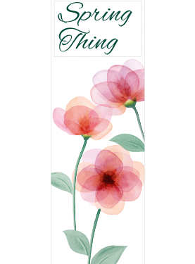 Creative Displays Blush Pink Watercolors Street Banner