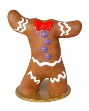 Creative Displays 5' Gingerbread Photo Op Fiberglass Holiday Display