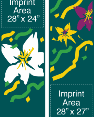 Creative Displays Bright Double Spring Street Banner Set
