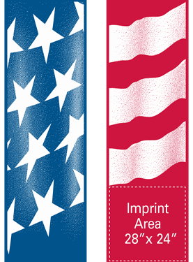 Double Glory Stars & Stripes Street Banner Set 97114