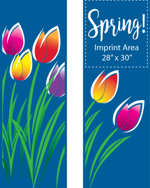 Creative Displays Spring Bright Tulips Street Banner Set