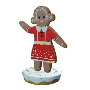 5.5' Emma the Gingerbreadwoman Fiberglass Display
