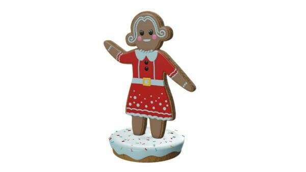 5.5' Emma the Gingerbreadwoman Fiberglass Display