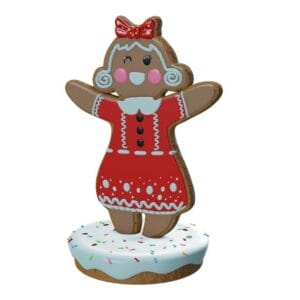5' Sofia the Gingerbreadwoman Fiberglass Display