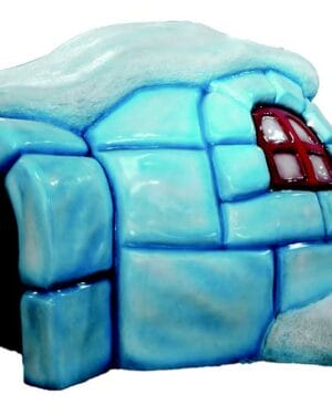 4' Igloo Fiberglass Holiday Display