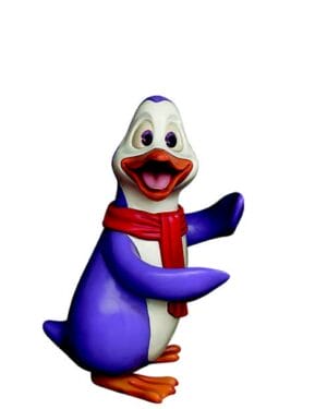 3' Phil the Penguin Building Fiberglass Display