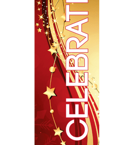 Creative Displays Celebrate Holiday Streamers Street Banner 20920