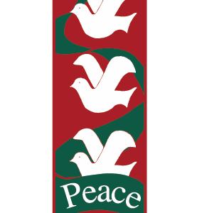 Creative Displays Doves Of Peace Ribbon Street Banner