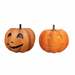 2' Pumpkin Lantern Halloween Fiberglass Display