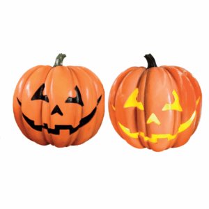 5' Pumpkin Lantern Halloween Fiberglass Display