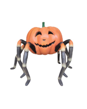 3' Spider Pumpkin Halloween Fiberglass Display