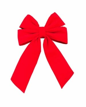 Creative Displays18" Deluxe Red Velvet with Gold Trim Bows