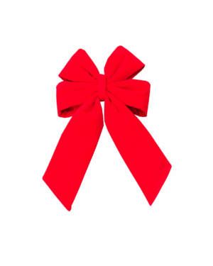 Creative Displays 12" Deluxe Red Velvet with Gold Trim Bows