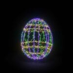 2 Foot Easter Egg Light 2 VGY Fiberglass Display