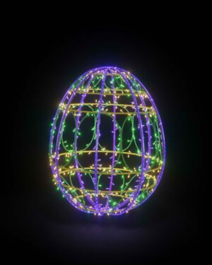 2 Foot Easter Egg Light 2 VGY Fiberglass Display