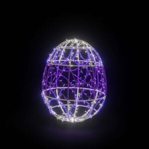 2 Foot Easter Egg Light 3 VW Fiberglass Display