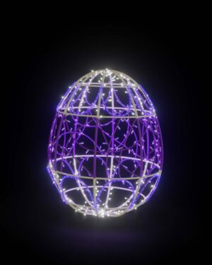 2 Foot Easter Egg Light 3 VW Fiberglass Display