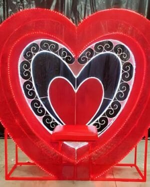 8' 3D Valentine Photo Op Display