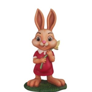 2 Foot Bella The Easter Bunny Fiberglass Display