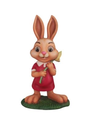2 Foot Bella The Easter Bunny Fiberglass Display